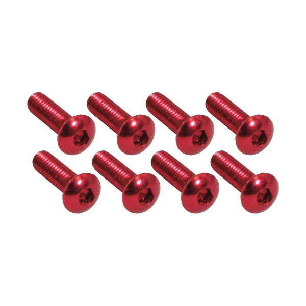 bike it Bike it screen bolts red 8pcs 